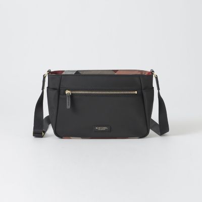パーシャルクレストブリッジチェックナイロンミニショルダー | BLUE