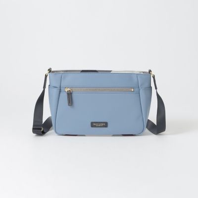パーシャルクレストブリッジチェックナイロンミニショルダー | BLUE 