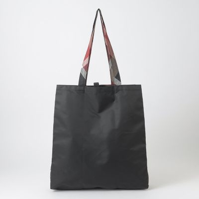 パーシャルクレストブリッジチェックエコバッグ | BLUE LABEL
