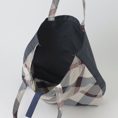 パーシャルクレストブリッジチェックエコバッグ | BLUE LABEL