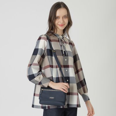パーシャルクレストブリッジチェックマルチショルダー | BLUE LABEL