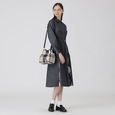 クレストブリッジチェックキャンバスコロン | BLUE LABEL CRESTBRIDGE