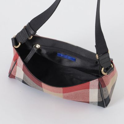 クレストブリッジチェックキャンバスかぶせショルダー | BLUE LABEL