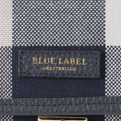 クレストブリッジチェックキャンバスかぶせショルダー | BLUE LABEL