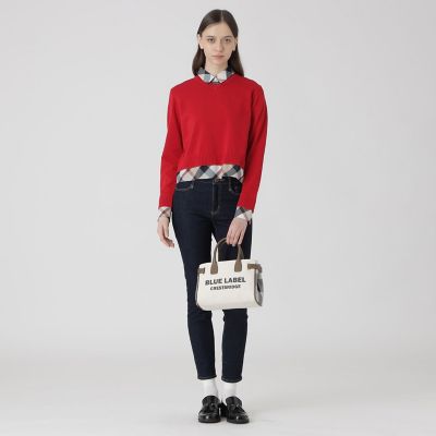 ロゴプリントハトメミドルトート | BLUE LABEL CRESTBRIDGE (Women
