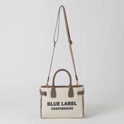 ロゴプリントハトメミドルトート | BLUE LABEL CRESTBRIDGE (Women
