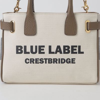 ロゴプリントハトメミドルトート | BLUE LABEL CRESTBRIDGE (Women