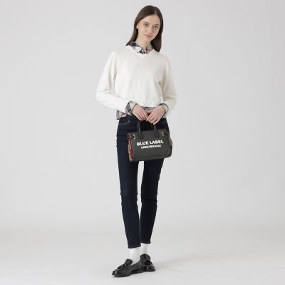 ロゴプリントハトメミドルトート | BLUE LABEL CRESTBRIDGE (Women