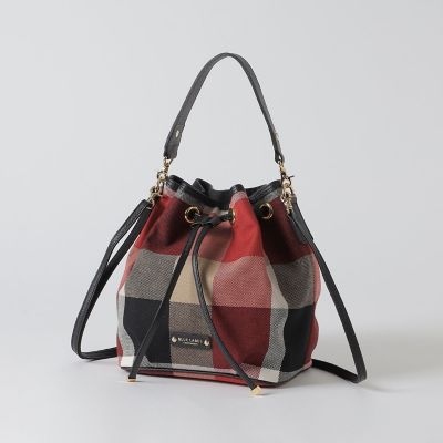 ＜BLUE LABEL CRESTBRIDGE (Women)＞クレストブリッジチェックキャンバスコロン