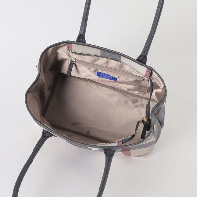 クレストブリッジチェックPVCトート | BLUE LABEL CRESTBRIDGE