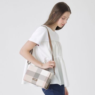 クレストブリッジチェックPVCミニショルダー | BLUE LABEL