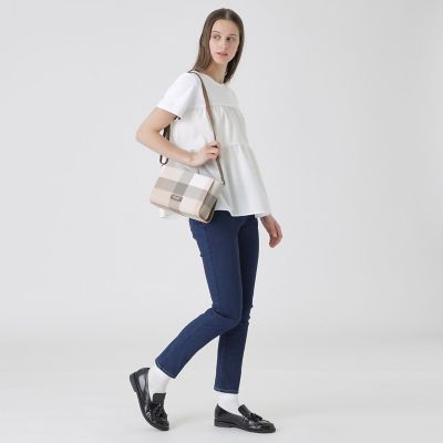 クレストブリッジチェックPVCミニショルダー | BLUE LABEL