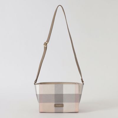 クレストブリッジチェックPVCミニショルダー | BLUE LABEL 
