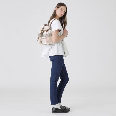 クレストブリッジチェックPVCバックパック | BLUE LABEL