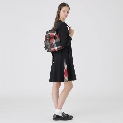 クレストブリッジチェックPVCバックパック | BLUE LABEL