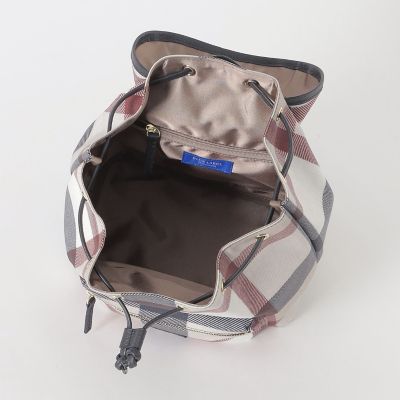 クレストブリッジチェックPVCバックパック | BLUE LABEL