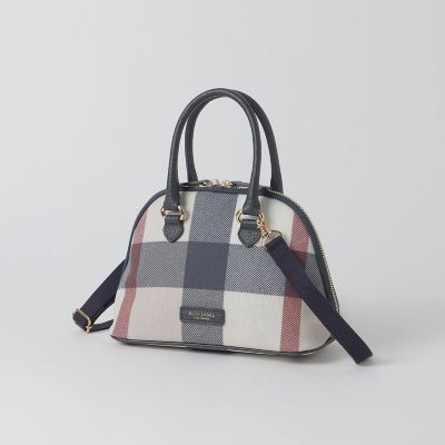 クレストブリッジチェックPVCブガッティバッグ | BLUE LABEL