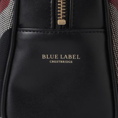 クレストブリッジチェックキャンバスミニボストン | BLUE LABEL