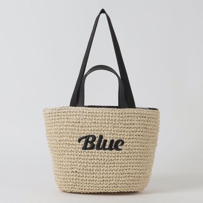 ロゴ刺繍ペーパートート | BLUE LABEL CRESTBRIDGE (Women)/ブルー