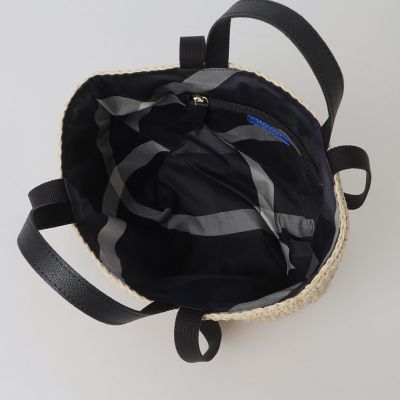 ロゴ刺繍ペーパートート | BLUE LABEL CRESTBRIDGE (Women)/ブルー