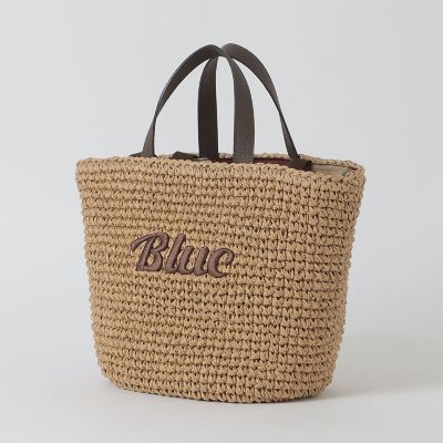 ロゴ刺繍ペーパートート | BLUE LABEL CRESTBRIDGE (Women)/ブルー
