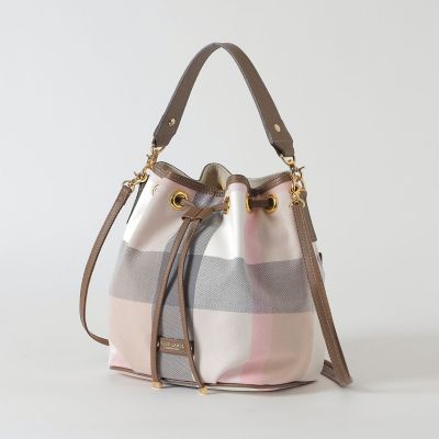 ＜BLUE LABEL CRESTBRIDGE (Women)＞クレストブリッジチェックキャンバスコロン