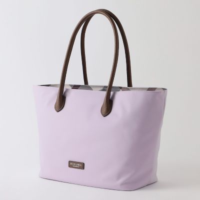 パーシャルクレストブリッジチェックナイロントート | BLUE LABEL