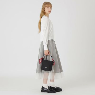 スカーフミニバケットバッグ | BLUE LABEL CRESTBRIDGE (Women)/ブルー