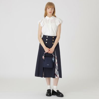 スカーフミニバケットバッグ | BLUE LABEL CRESTBRIDGE (Women)/ブルー