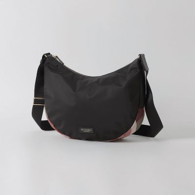 パーシャルクレストブリッジチェックナイロンワンショルダー | BLUE