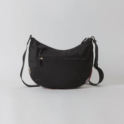 パーシャルクレストブリッジチェックナイロンワンショルダー | BLUE