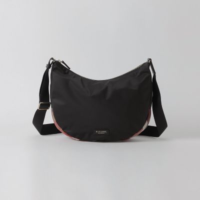 パーシャルクレストブリッジチェックナイロンワンショルダー | BLUE