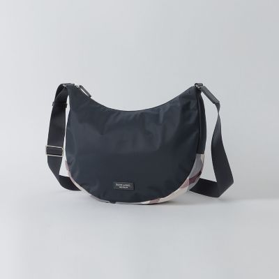 パーシャルクレストブリッジチェックナイロンワンショルダー | BLUE