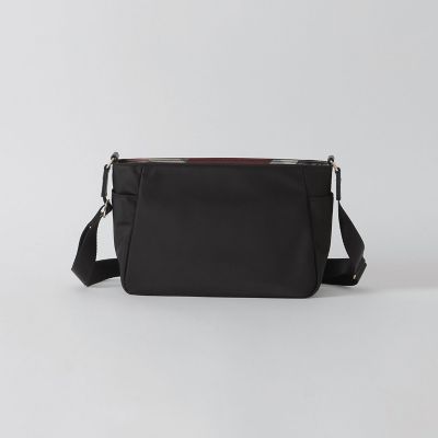 パーシャルクレストブリッジチェックナイロンミニショルダー | BLUE