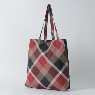 パーシャルクレストブリッジチェックエコバッグ | BLUE LABEL