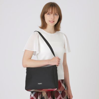 一部店舗限定】パーシャルクレストブリッジチェックナイロンワン