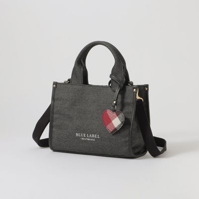 ハートチャーム付きミニトート | BLUE LABEL CRESTBRIDGE (Women