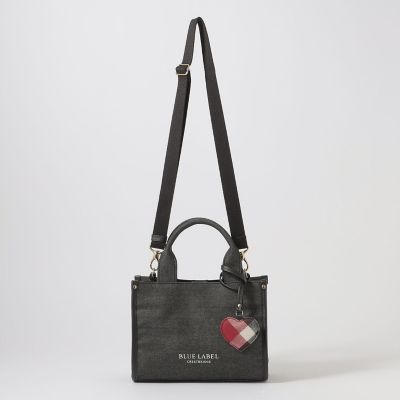 ハートチャーム付きミニトート | BLUE LABEL CRESTBRIDGE (Women