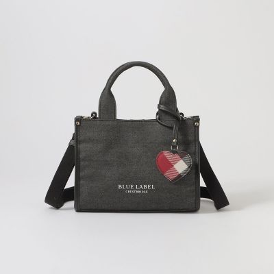 ハートチャーム付きミニトート | BLUE LABEL CRESTBRIDGE (Women