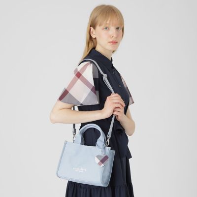 ハートチャーム付きミニトート | BLUE LABEL CRESTBRIDGE (Women
