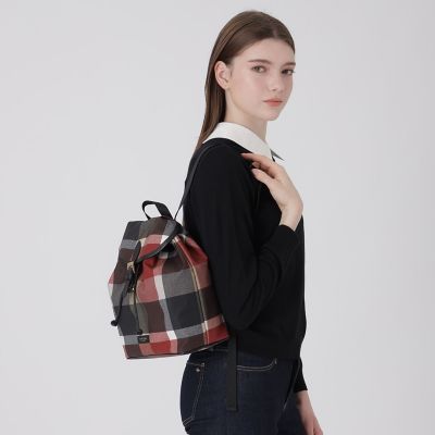 クレストブリッジチェックPVCバックパック | BLUE LABEL