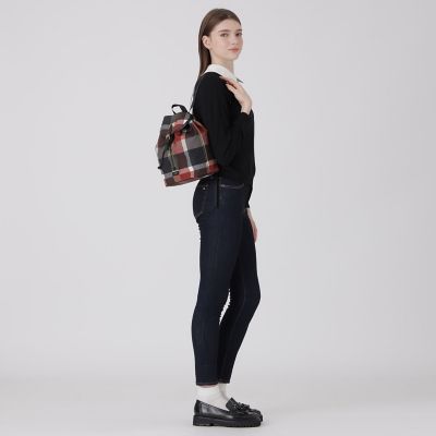 クレストブリッジチェックPVCバックパック | BLUE LABEL