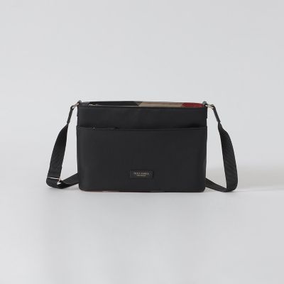 パーシャルクレストブリッジチェックナイロンミニショルダー | BLUE