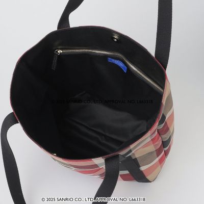 ハローキティコラボ】クレストブリッジチェックビッグトート | BLUE
