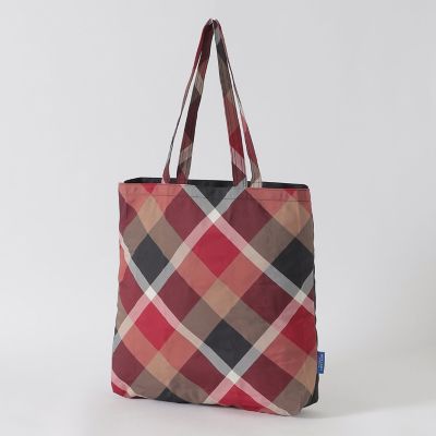 パーシャルクレストブリッジチェックエコバッグ | BLUE LABEL