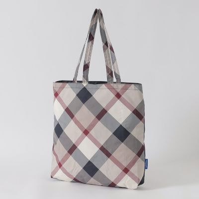 パーシャルクレストブリッジチェックエコバッグ | BLUE LABEL
