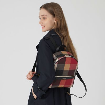 クレストブリッジチェックPVCバックパック | BLUE LABEL