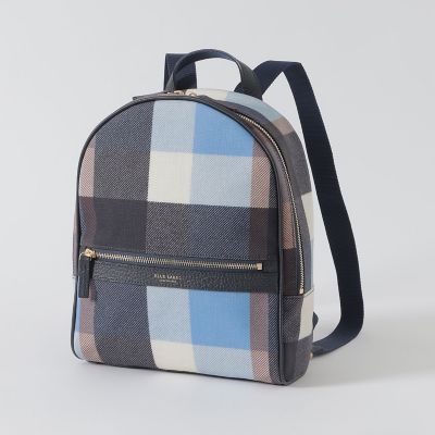クレストブリッジチェックPVCバックパック | BLUE LABEL