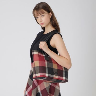 クレストブリッジチェックPVCトート | BLUE LABEL CRESTBRIDGE