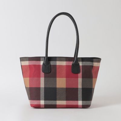 クレストブリッジチェックPVCトート | BLUE LABEL CRESTBRIDGE